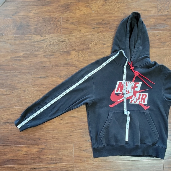 Jordan Nike Air Hoodie Sweatshirt Size Small Men's Color Black - Picture 8 of 8